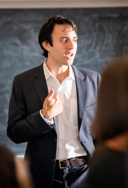 Jay Dixit teaching and guiding educators