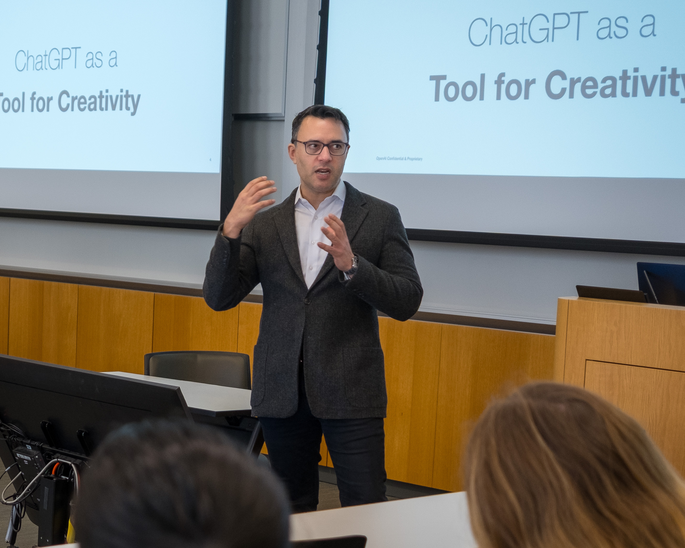 Jay Dixit speaking at Wharton