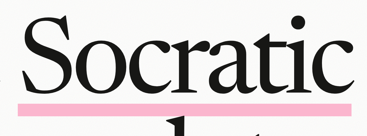 Actual homepage keyword underline rendered as an opaque pink field